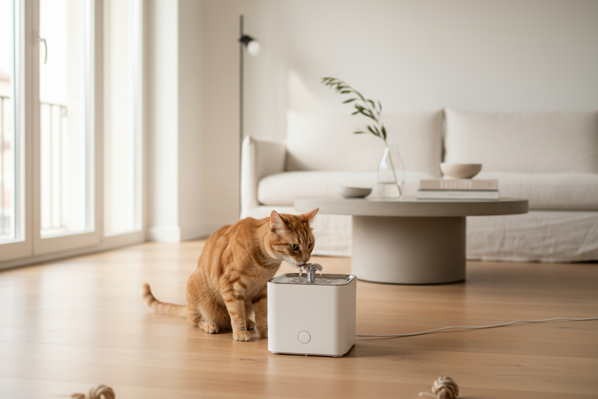 Fontane per gatti: perché il tuo gatto preferisce l'acqua corrente