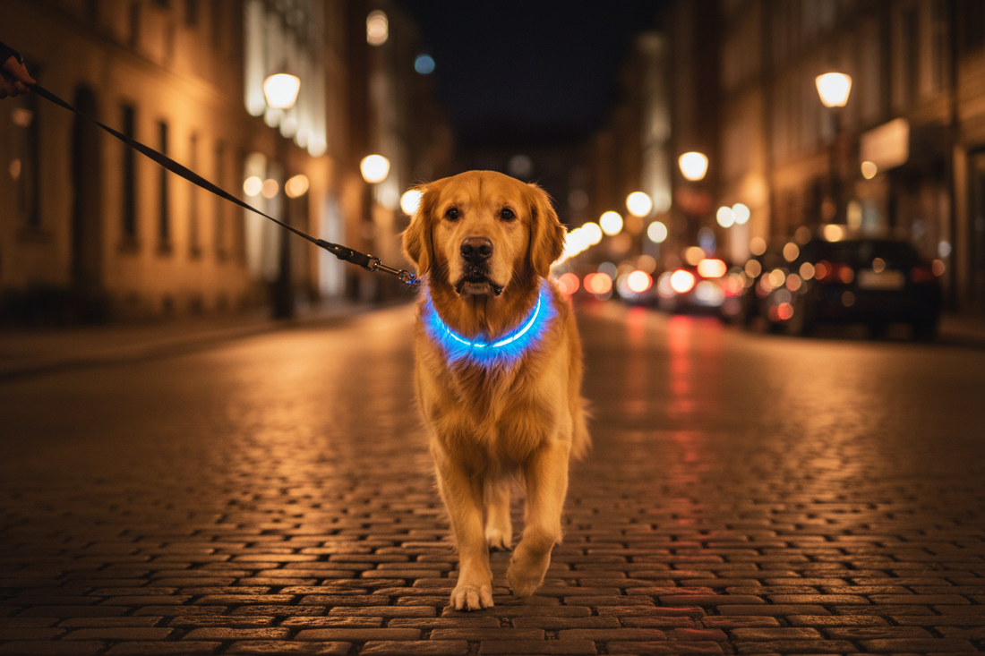 Passeggiate notturne con il cane: guida alla sicurezza