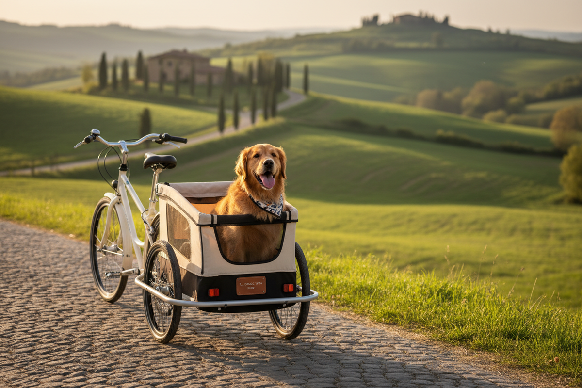 Viaggio in bici col cane: tutto quello che devi sapere