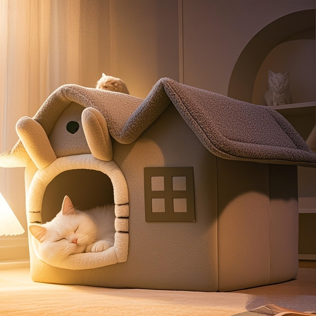 Cuccia Morbida per Gatti – Casa Comfort Soffice e Avvolgente