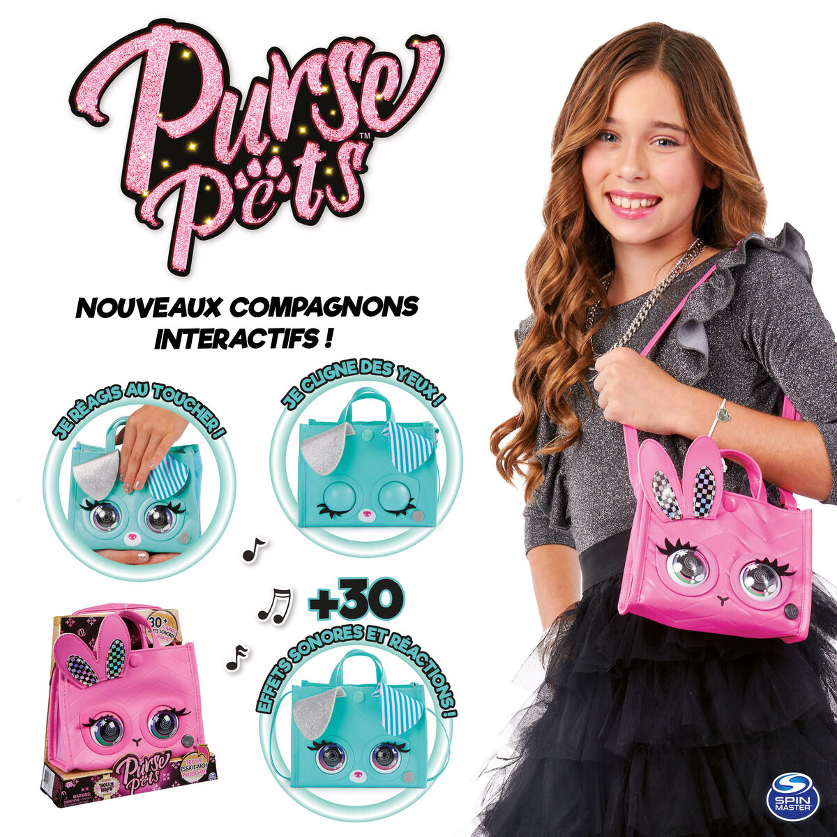 Borsa Interattiva con Suoni per Bambini – Design Animali Domestici (Modelli Assortiti - Ricondizionato)
