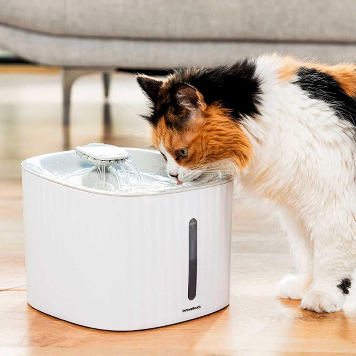 Fontana per Animali Domestici Drinkatt InnovaGoods (3 L) – Acqua Fresca e Continua (Ricondizionati C)