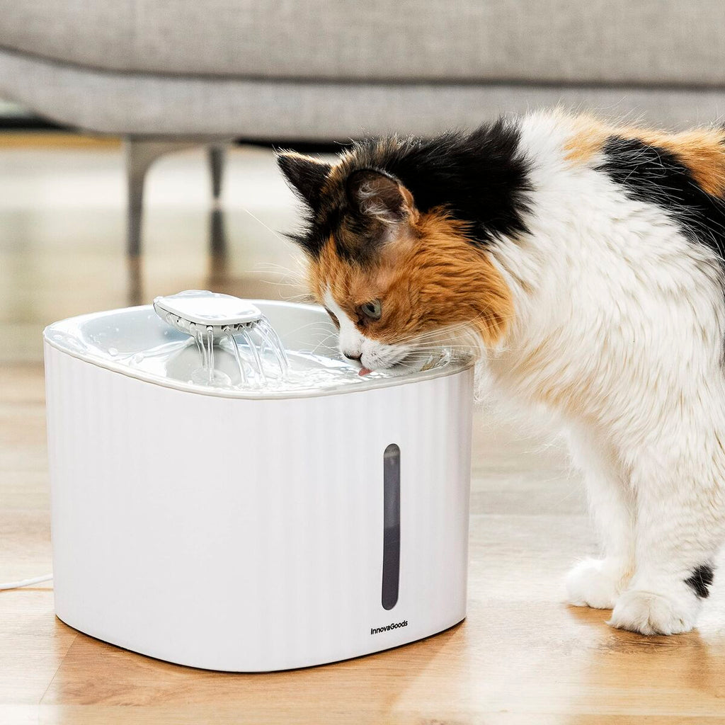 Fontana per Animali Domestici Drinkatt InnovaGoods (3 L) – Acqua Fresca e Continua (Ricondizionati C)