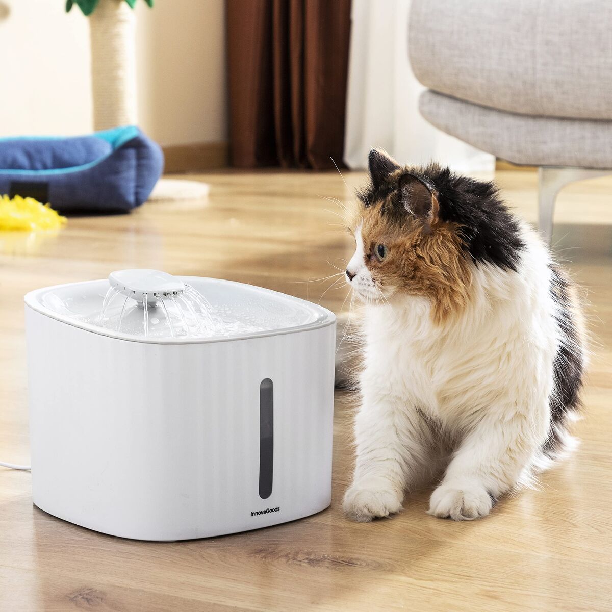 Fontana per Animali Domestici Drinkatt InnovaGoods (3 L) – Acqua Fresca e Continua (Ricondizionati C)