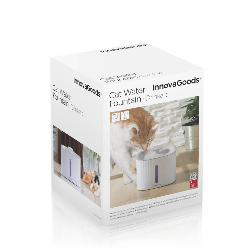 Fontana per Animali Domestici Drinkatt InnovaGoods (3 L) – Acqua Fresca e Continua (Ricondizionati C)