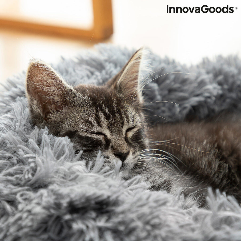 Letto Antistress Rotondo per Cani e Gatti Bepess InnovaGoods (Ø 60 cm) – Comfort e Relax Assicurato