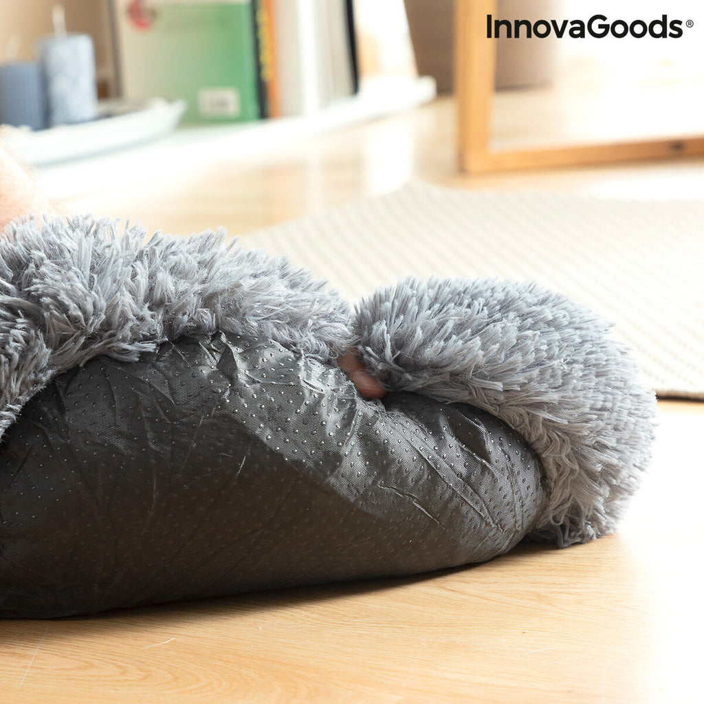 Letto Antistress Rotondo per Cani e Gatti Bepess InnovaGoods (Ø 60 cm) – Comfort e Relax Assicurato