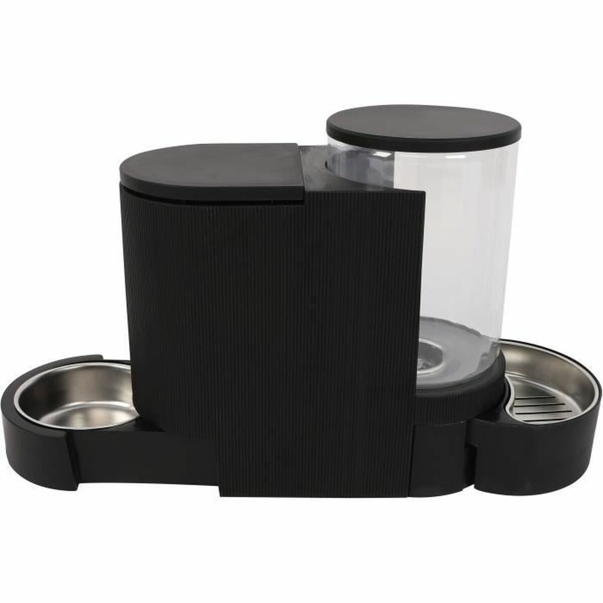 Mangiatoia Automatica MPTS con Dispenser Acqua Nero 3 L