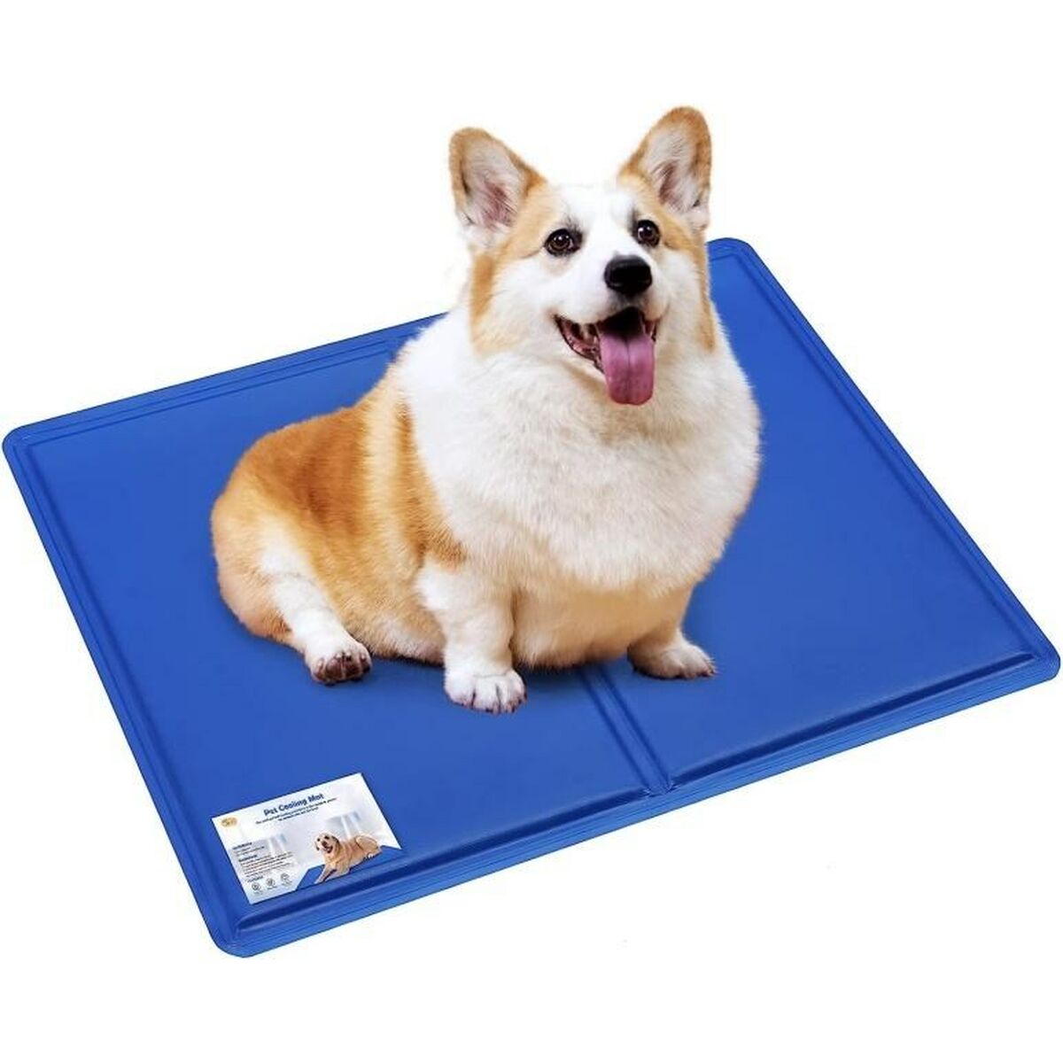 Tappetino Refrigerante per Cani e Gatti Petitto – Tappeto Rinfrescante Autorinfrescante 110x70 cm Azzurro