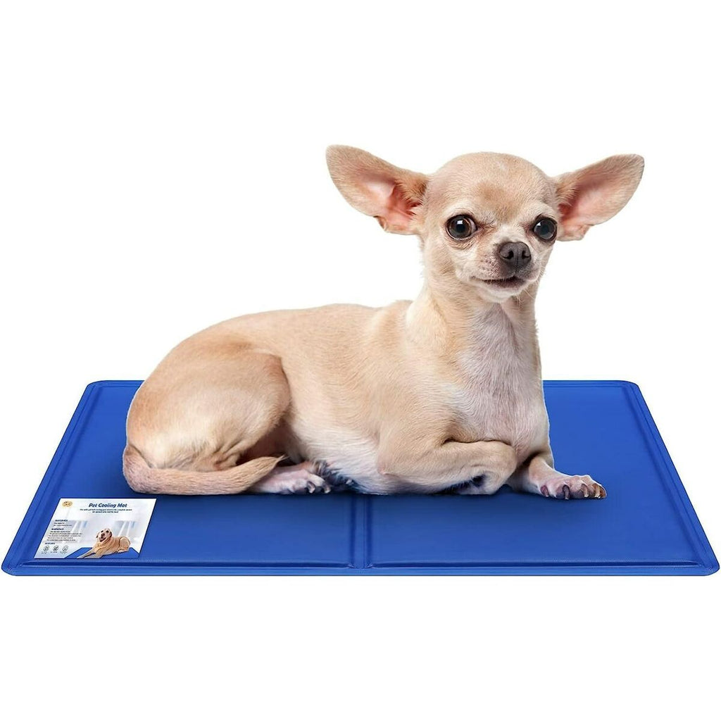 Tappetino Rinfrescante per Animali Domestici Petitto Azzurro (Formato Compatto)