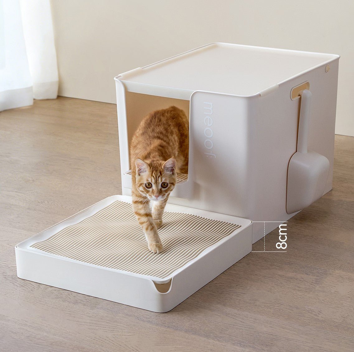Tappetino Raccogli Lettiera per Gatti Curved Wave – Antiscivolo