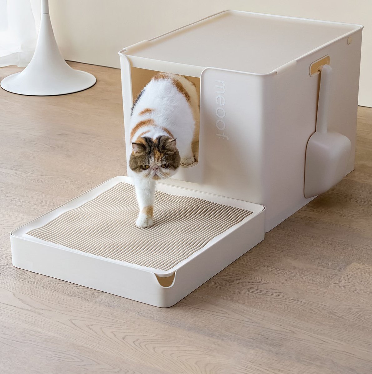 Tappetino Raccogli Lettiera per Gatti Curved Wave – Antiscivolo
