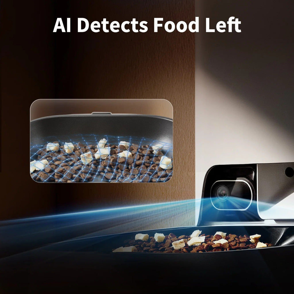 Distributore Cibo Automatico per Gatti con Telecamera AI YumShare - Vista 4 | Shop Zampettando