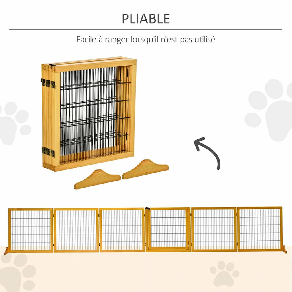 Set barriere sicurezza cani in legno, misure e dimensioni