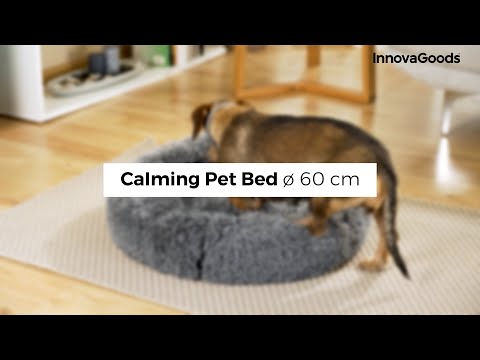 Letto Antistress Rotondo per Cani e Gatti Bepess InnovaGoods (Ø 60 cm) – Comfort e Relax Assicurato